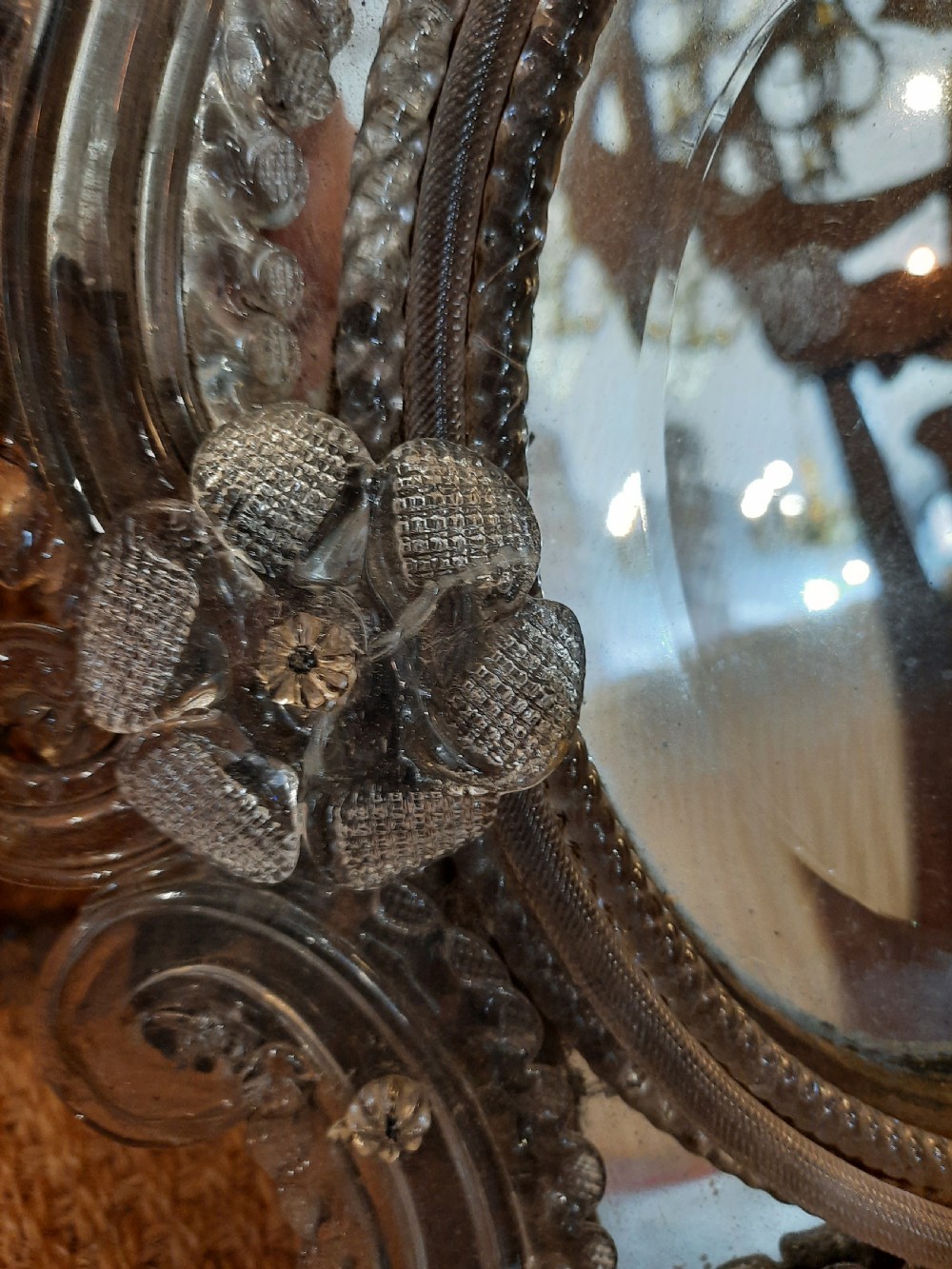 Late 19thC Venetian Dressing Table Mirror View V