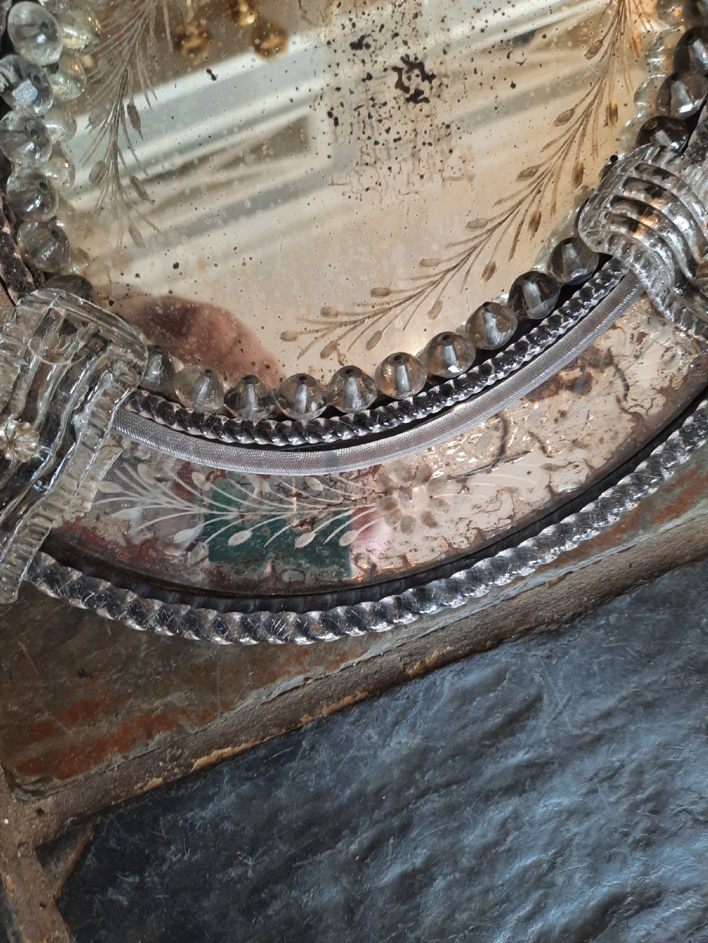 Late 19thC Venetian Wall Mirror View IV