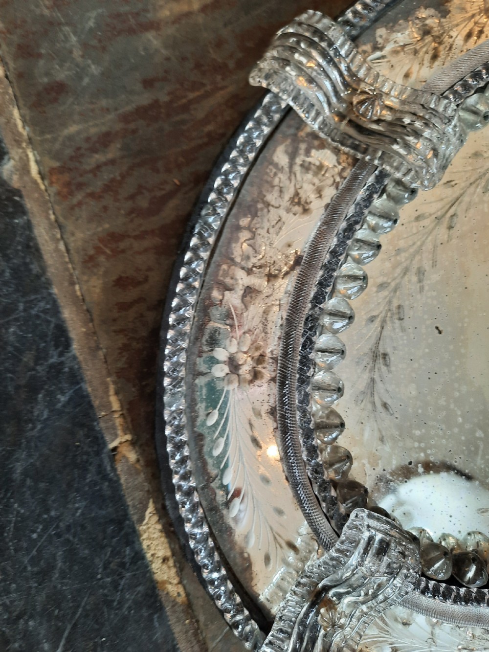 Late 19thC Venetian Wall Mirror View V