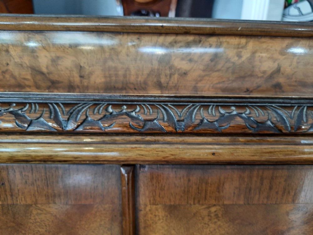 1920's Burr Walnut Cocktail Cabinet View III