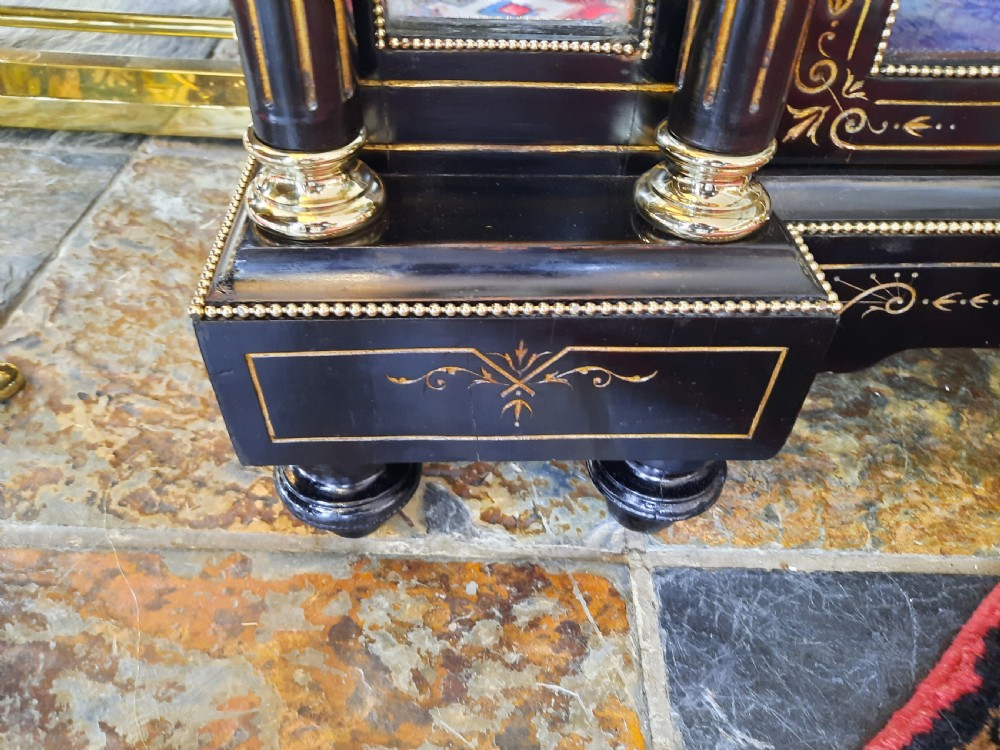 Pair of Victorian Ebonised Aesthetic Display Cabinets View VI