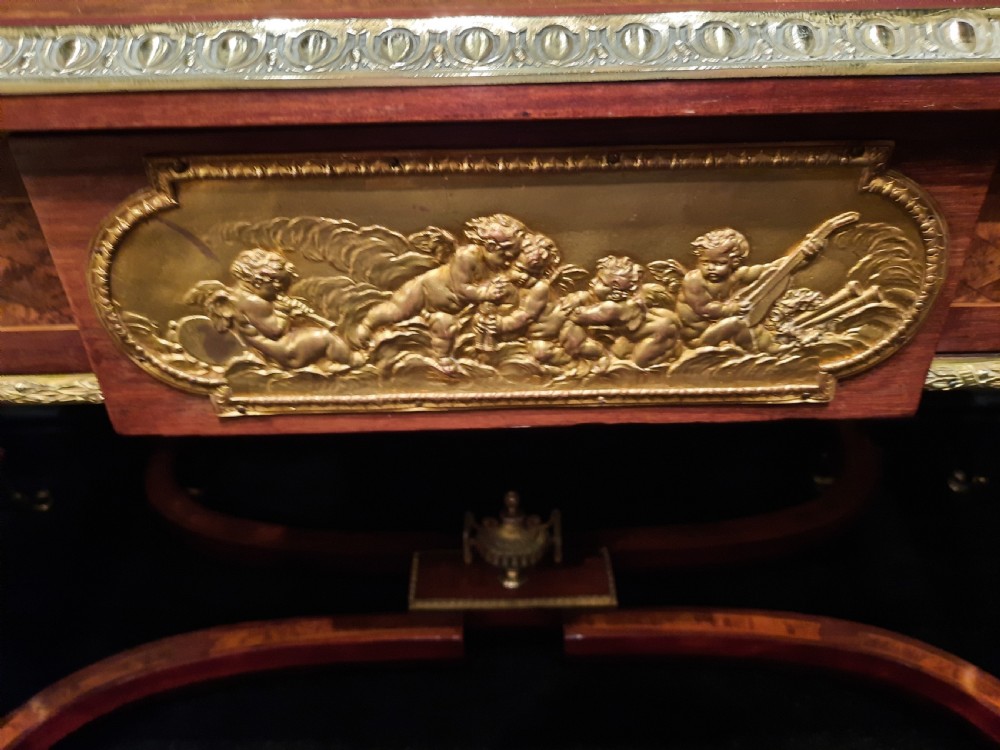 French Gilt Bronze Mounted Kingwood Centre Table c1860 View II