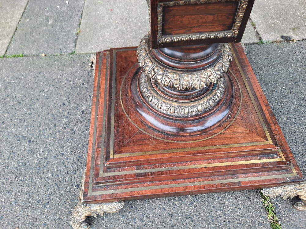 Regency Rosewood Centre Table by Louis le Gaigneur View V