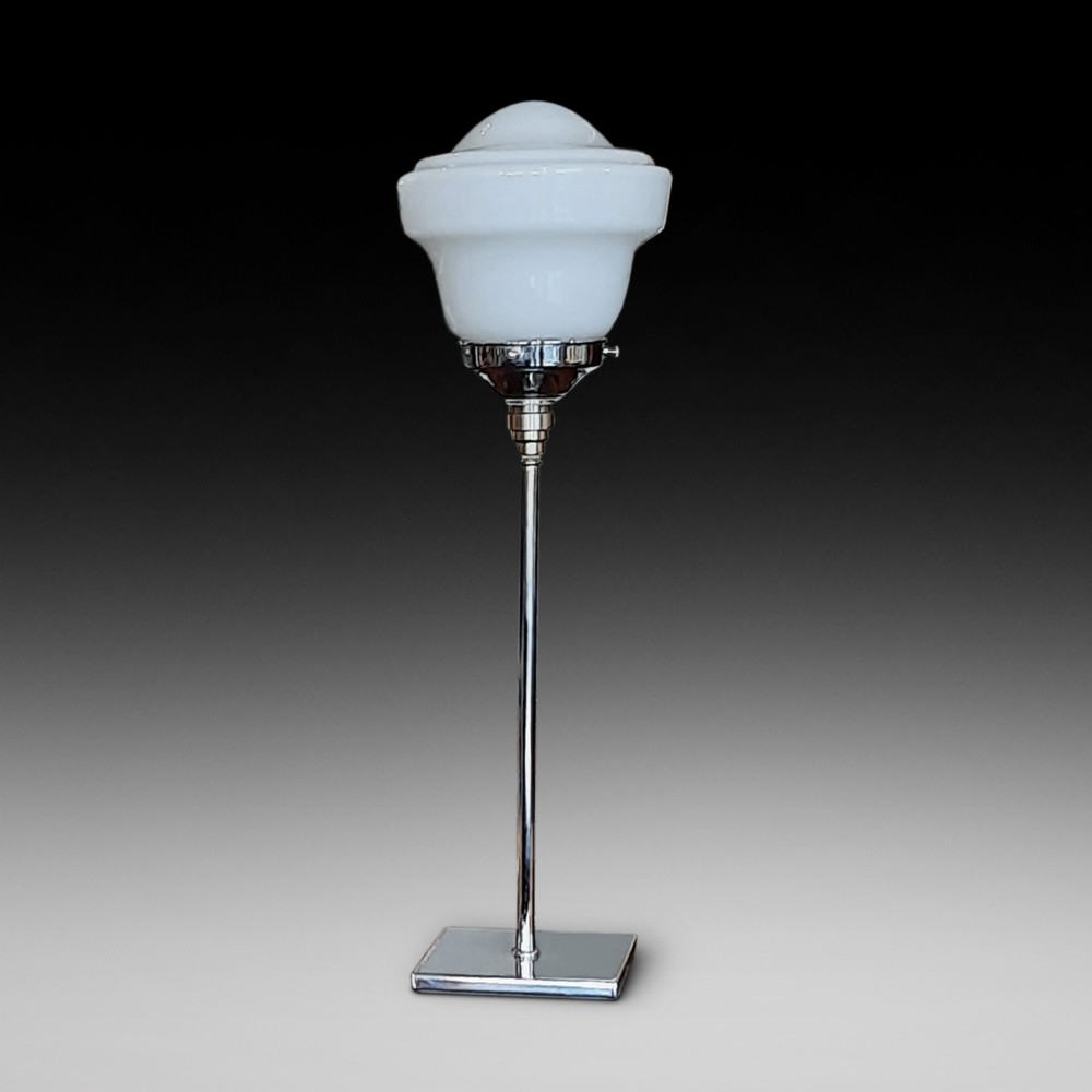 1920's Art Deco Chrome Table Lamp 