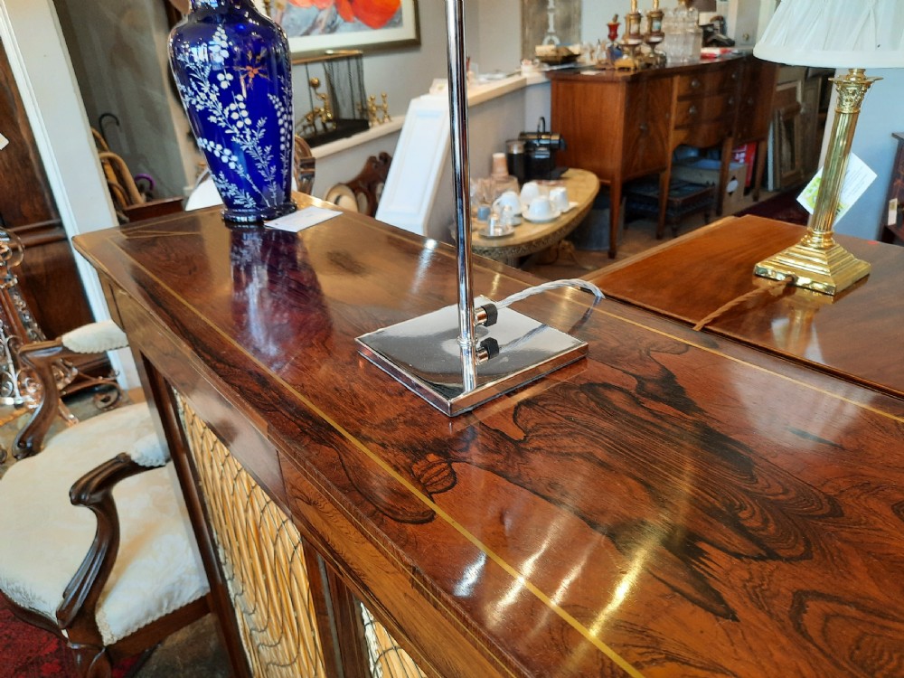 1920's Art Deco Chrome Table Lamp  View III