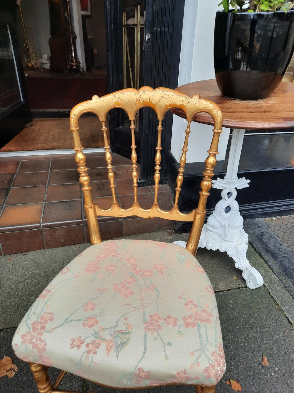 Pair of 19thC Belgian Single Salon Chairs View II