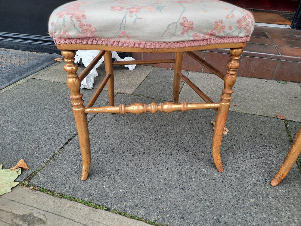 Pair of 19thC Belgian Single Salon Chairs View IV