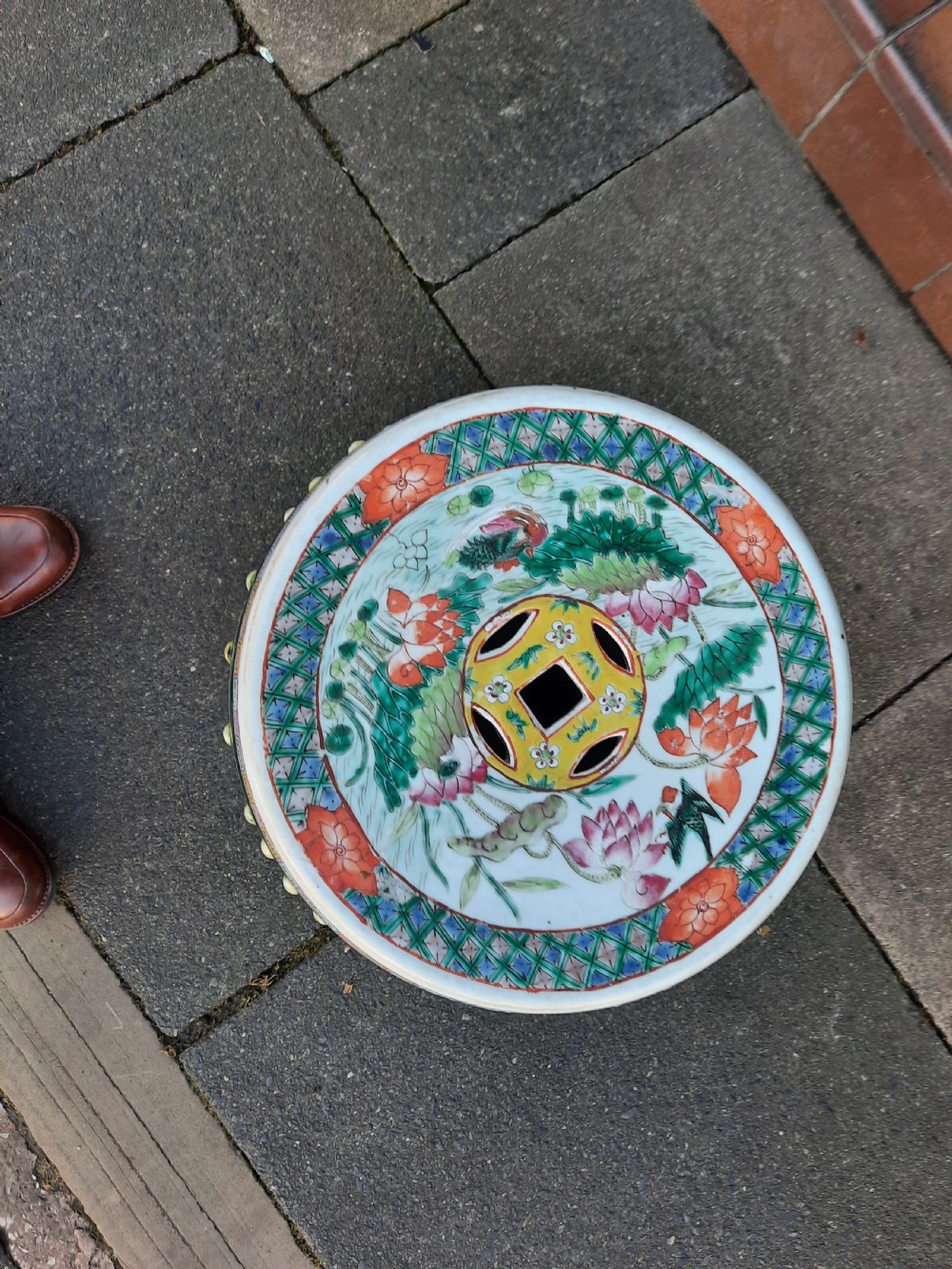 Chinese Opium Stool View II