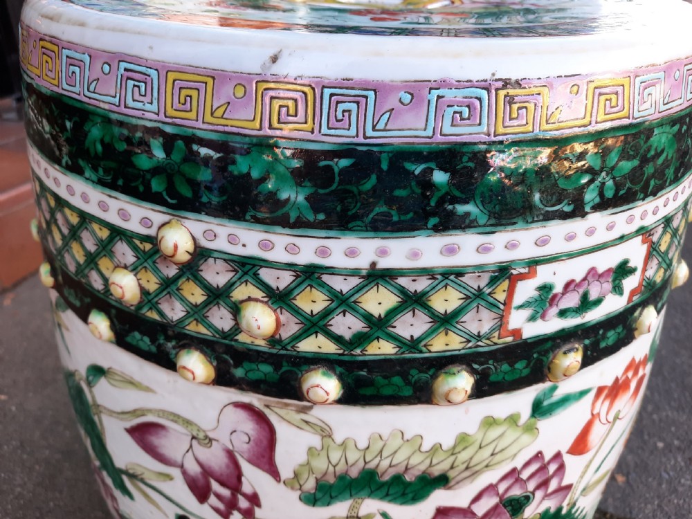 Chinese Opium Stool View V