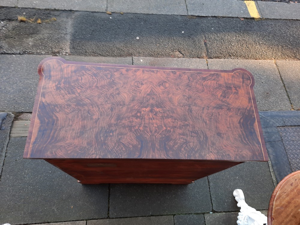Victorian Burr Walnut Glazed Pier Cabinet View II