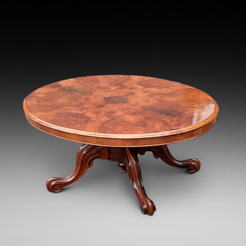 Victorian Black Walnut Coffee Table