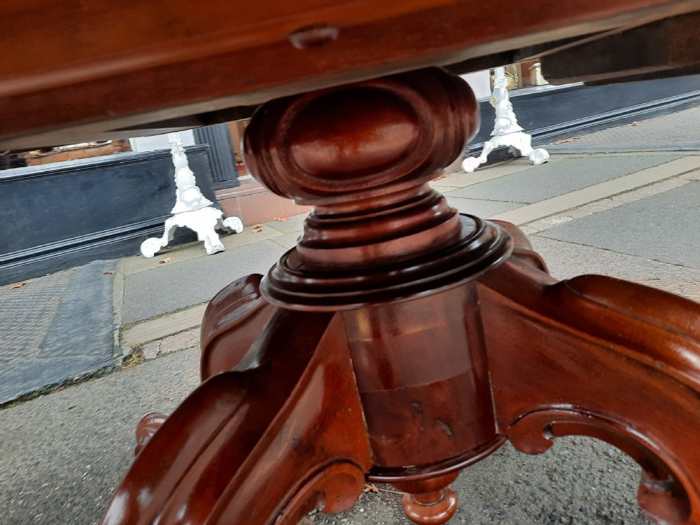 Victorian Black Walnut Coffee Table View VI