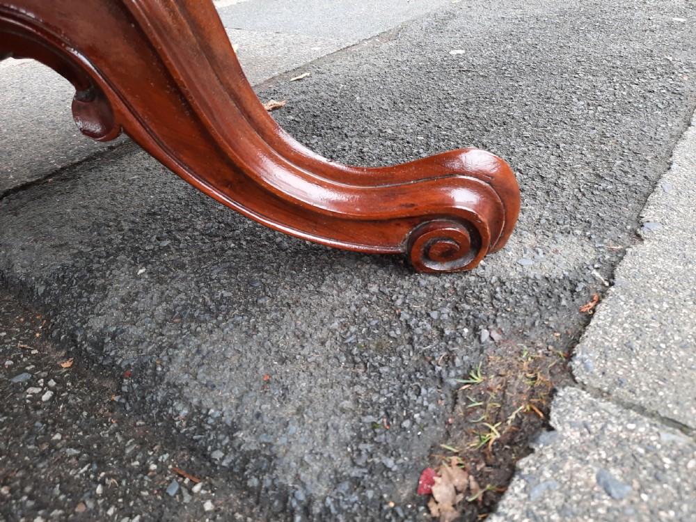 Victorian Black Walnut Coffee Table View VII