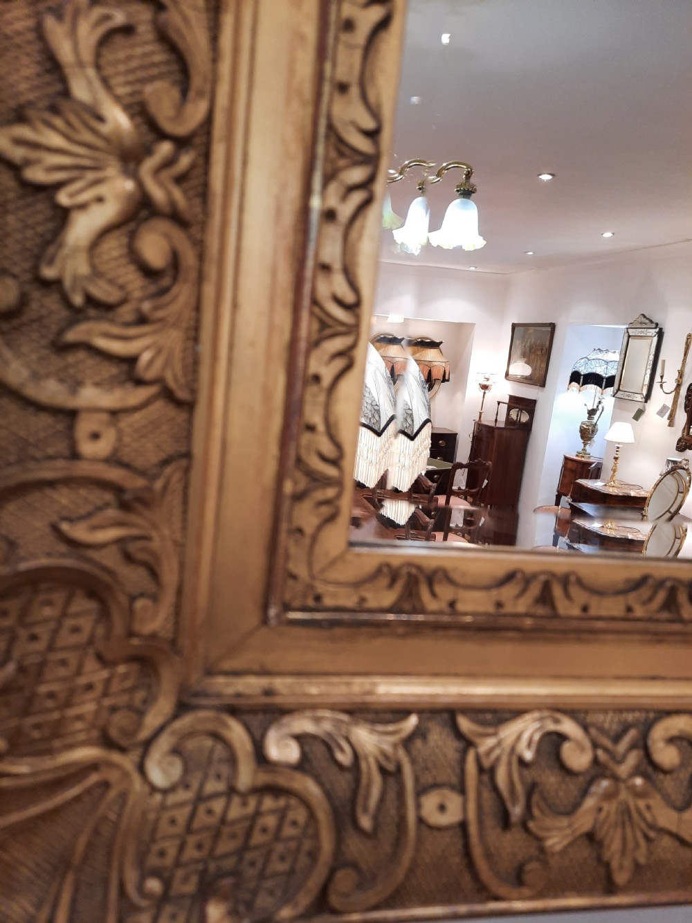 Victorian Giltwood Bevelled Mirro View IV