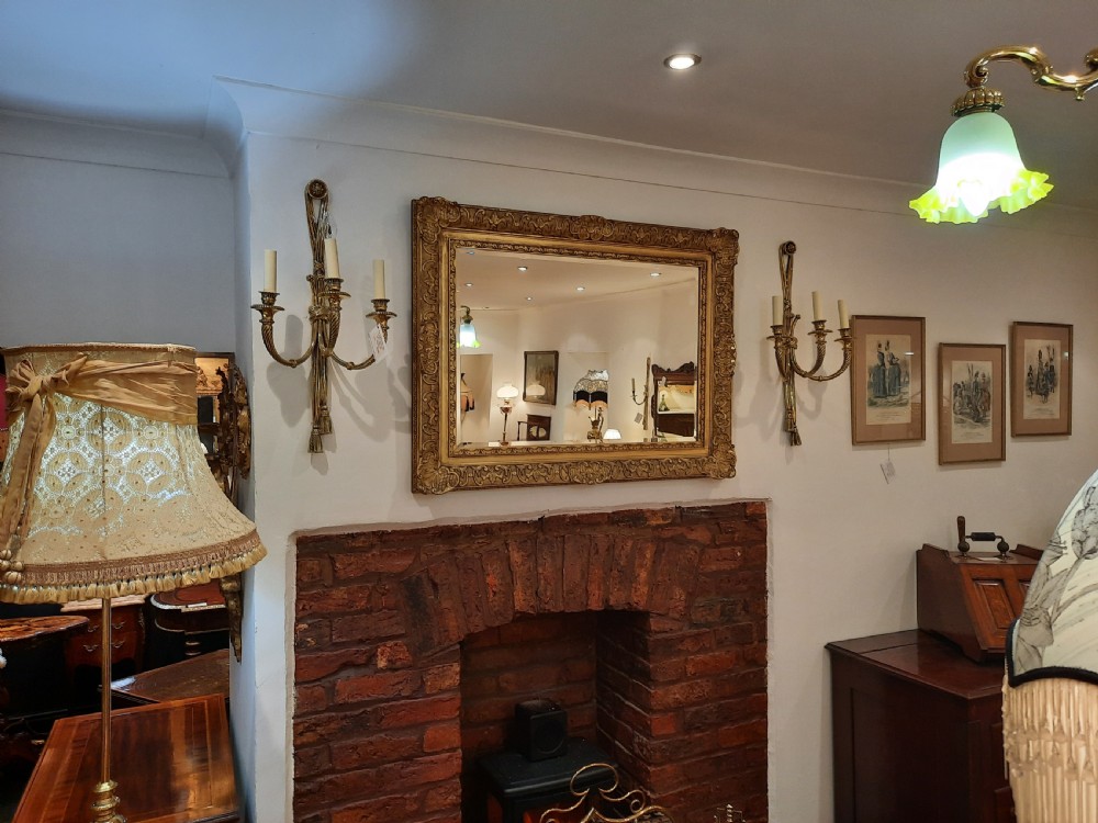 Victorian Giltwood Bevelled Mirro View V