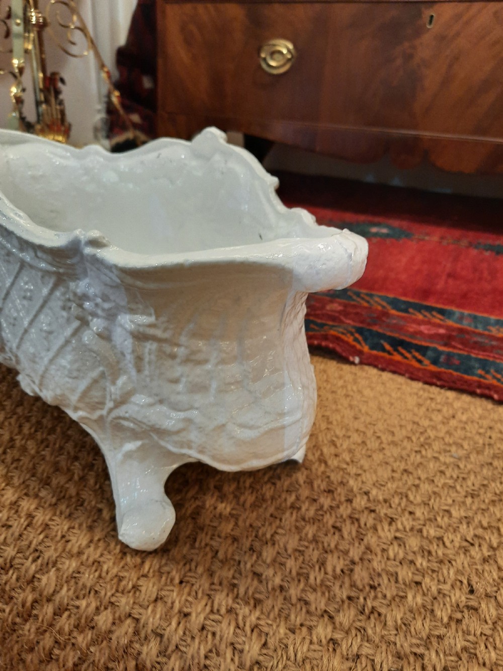Victorian Cast Iron Planter Jardiniere  View III