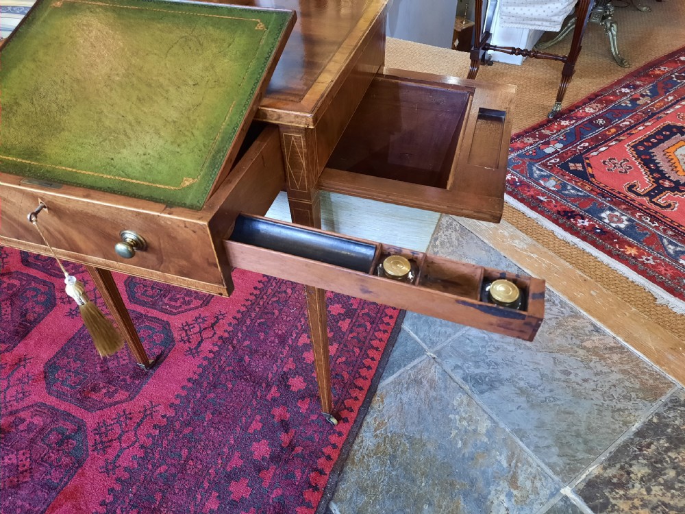 Late Georgian Mahogany Work Table  View III