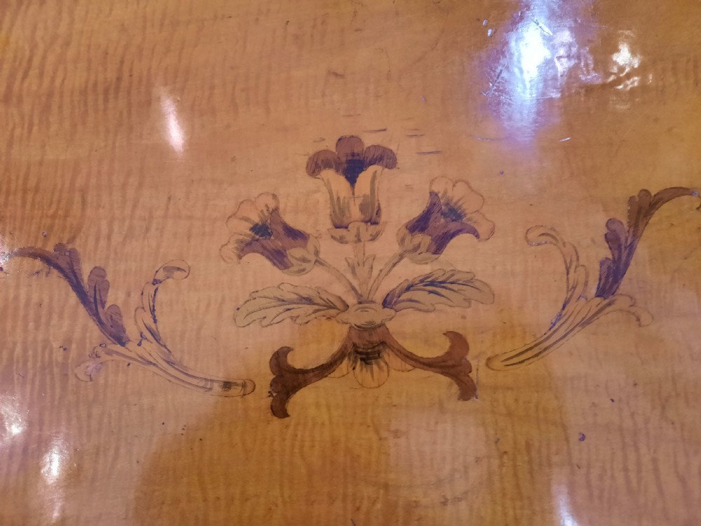 Late 19thC Satinwood Tray View III