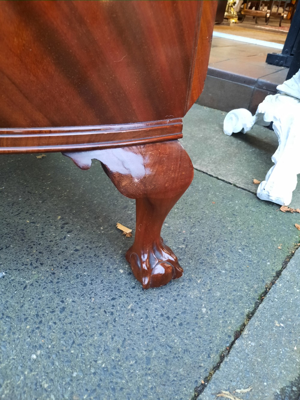 Early 20thC Mahogany Demi Lune Drinks Cabinet  View VII