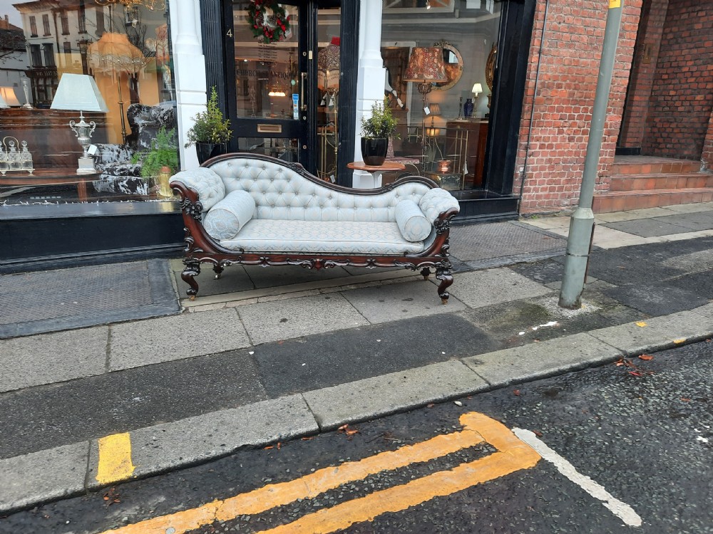 William IV Rosewood Sofa Chaise View II