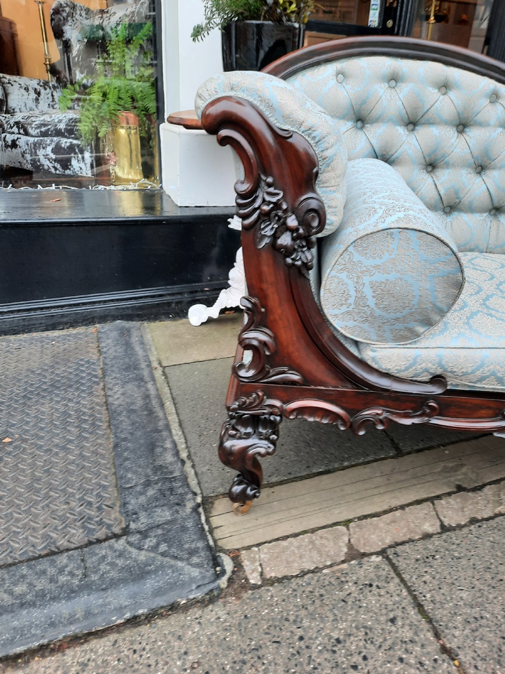 William IV Rosewood Sofa Chaise View III