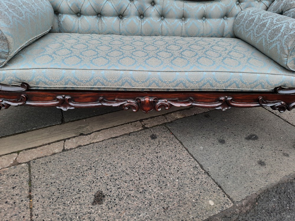 William IV Rosewood Sofa Chaise View IV