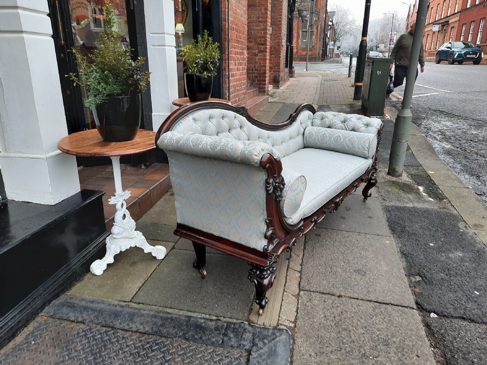 William IV Rosewood Sofa Chaise View VIII