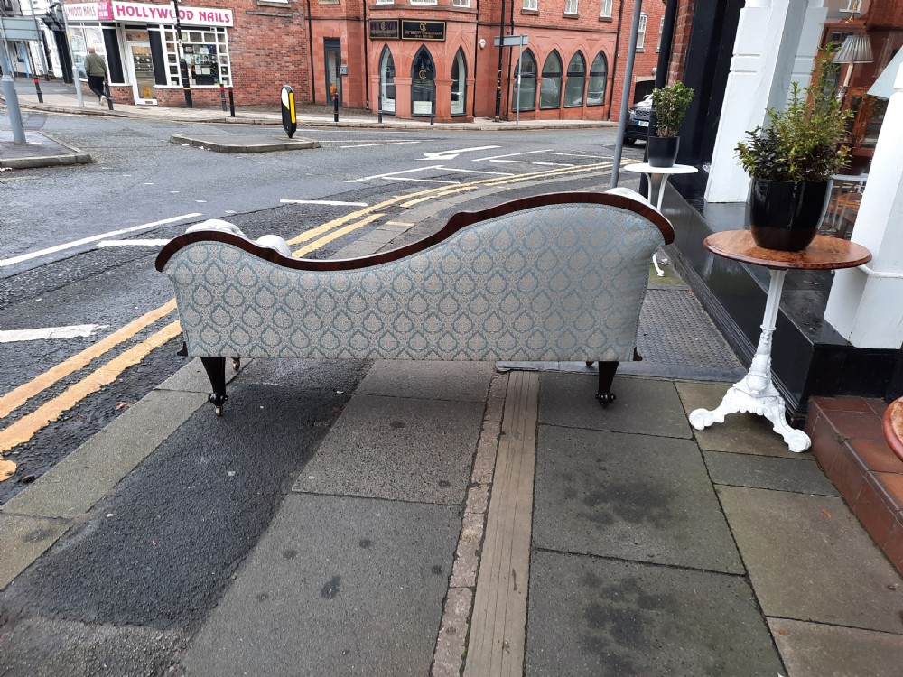 William IV Rosewood Sofa Chaise View IX