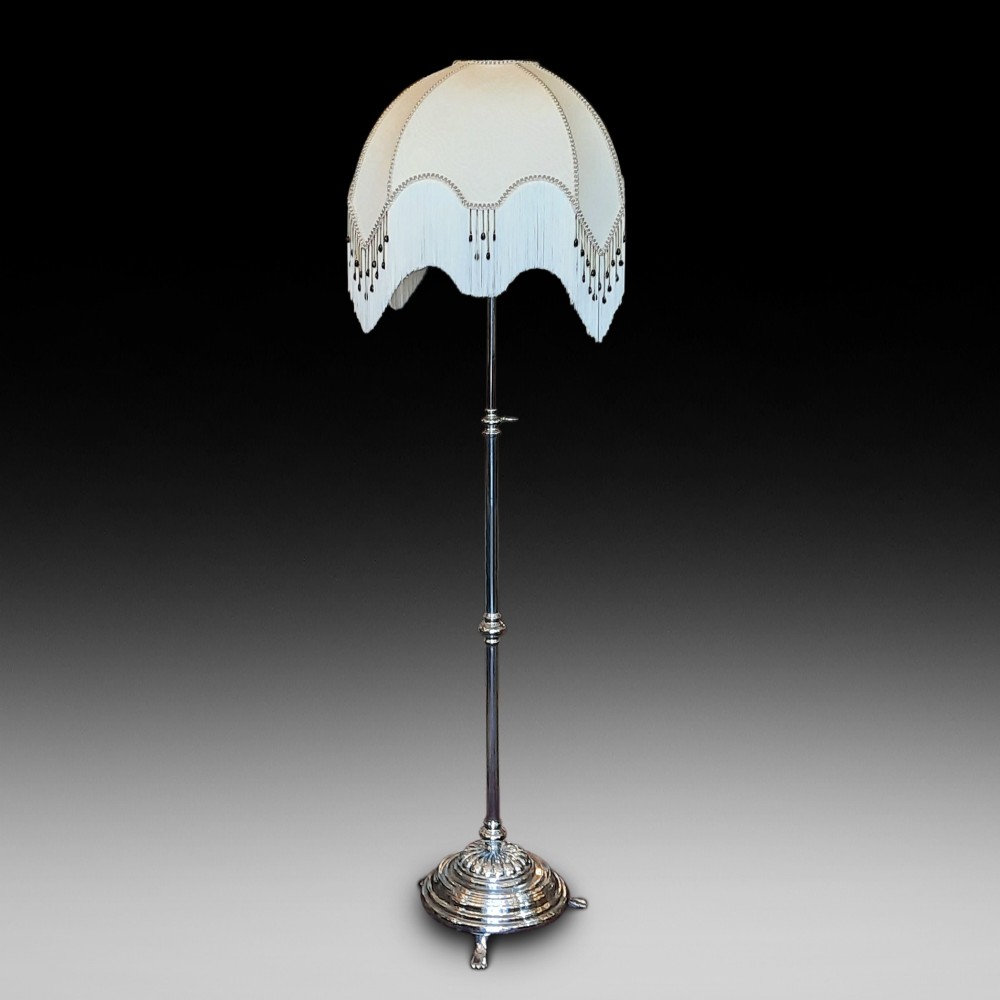 Art Deco Chrome Standard Lamp