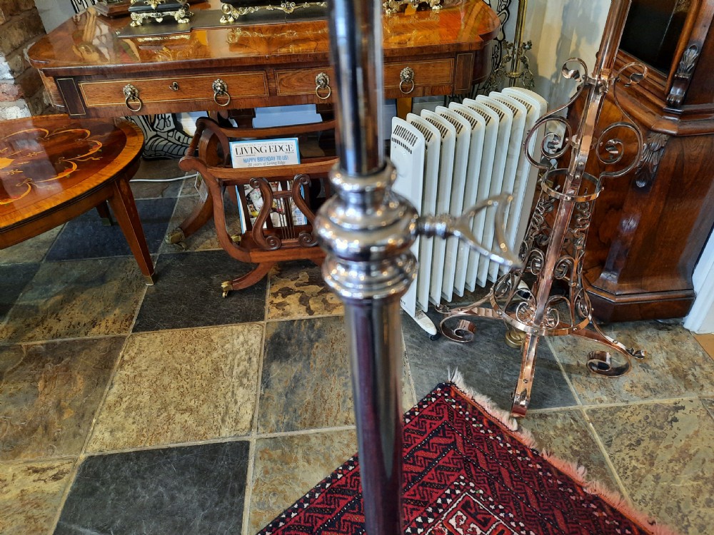 Art Deco Chrome Standard Lamp View IV