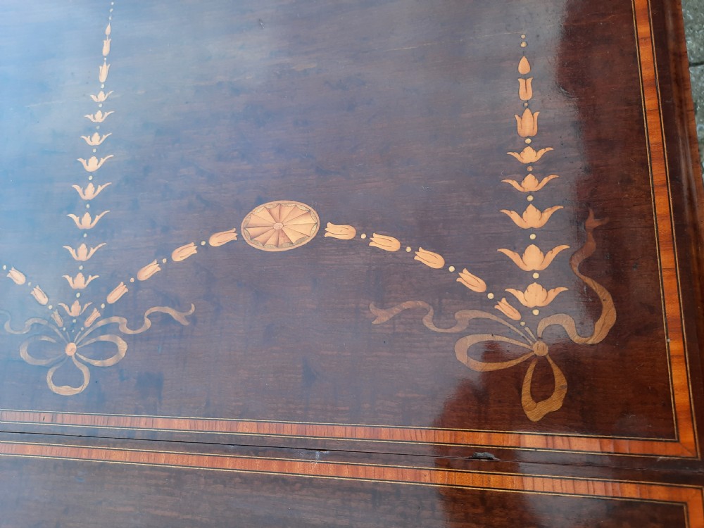 Edwardian Mahogany Sheraton Revival Sutherland Table View IV