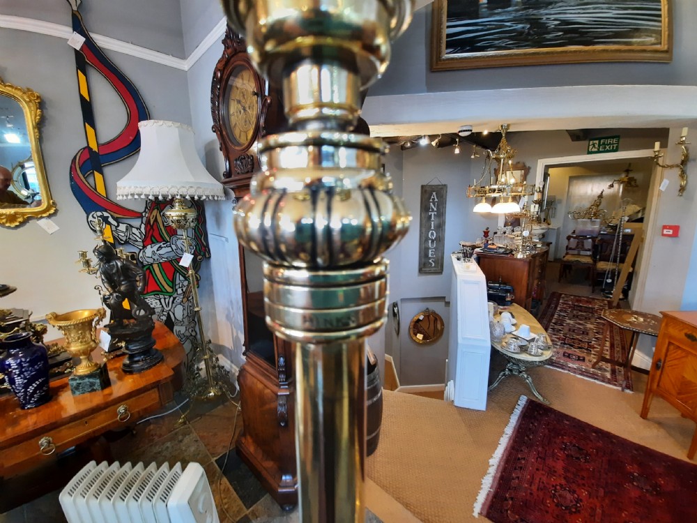 Late 19thC Brass Extending Standard Lamp View VI