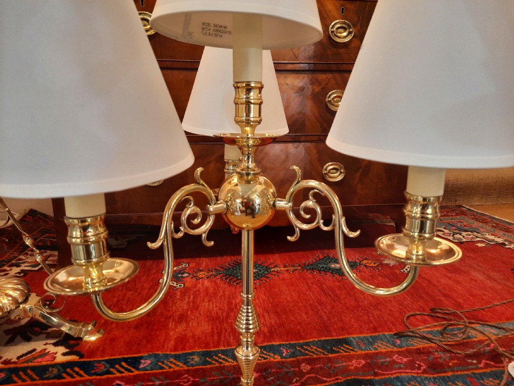 1920's Brass Table Light View II