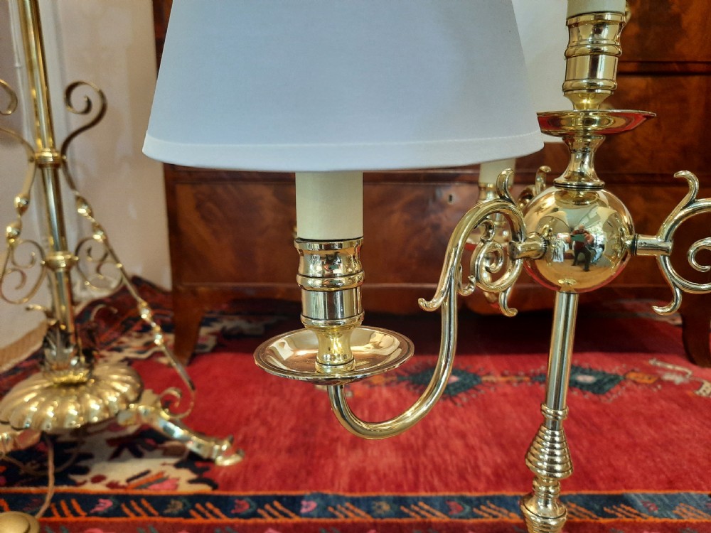 1920's Brass Table Light View III
