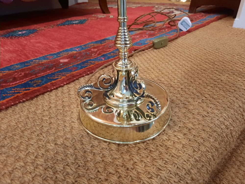 1920's Brass Table Light View VI
