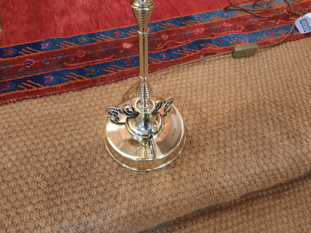 1920's Brass Table Light View VII