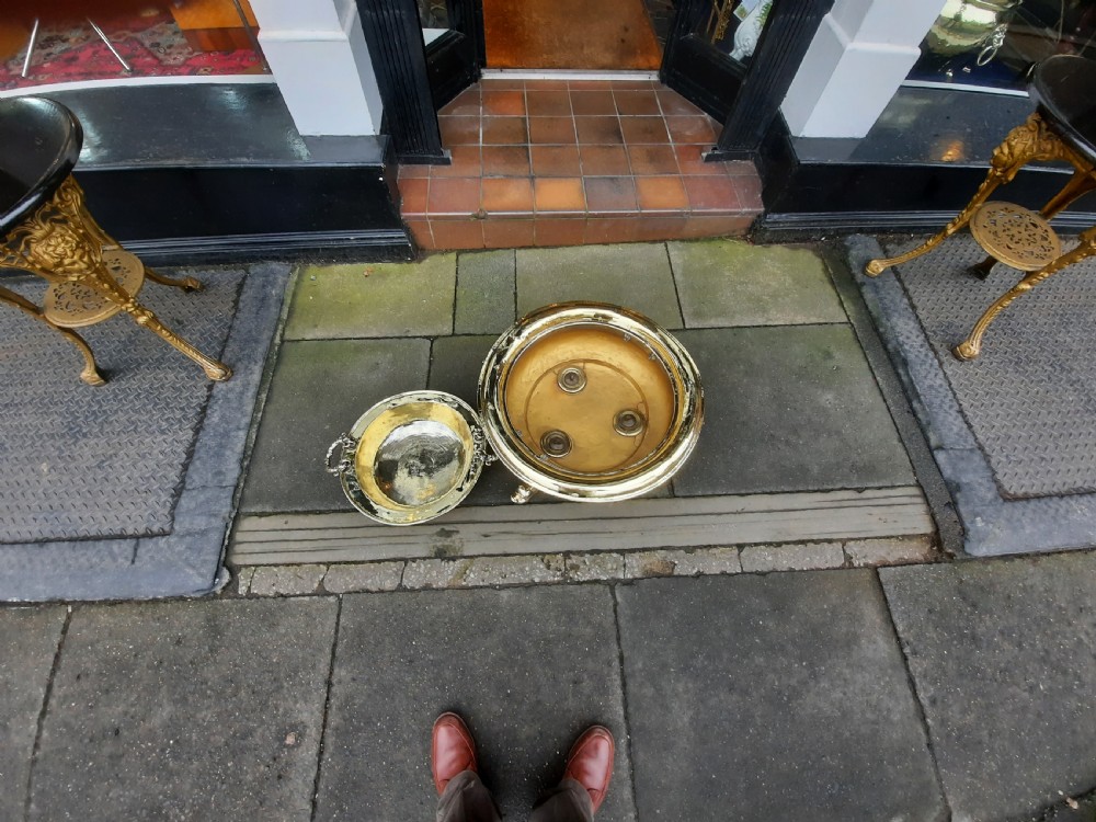 Late Victorian Brass Wine Cooler or Planter View VI