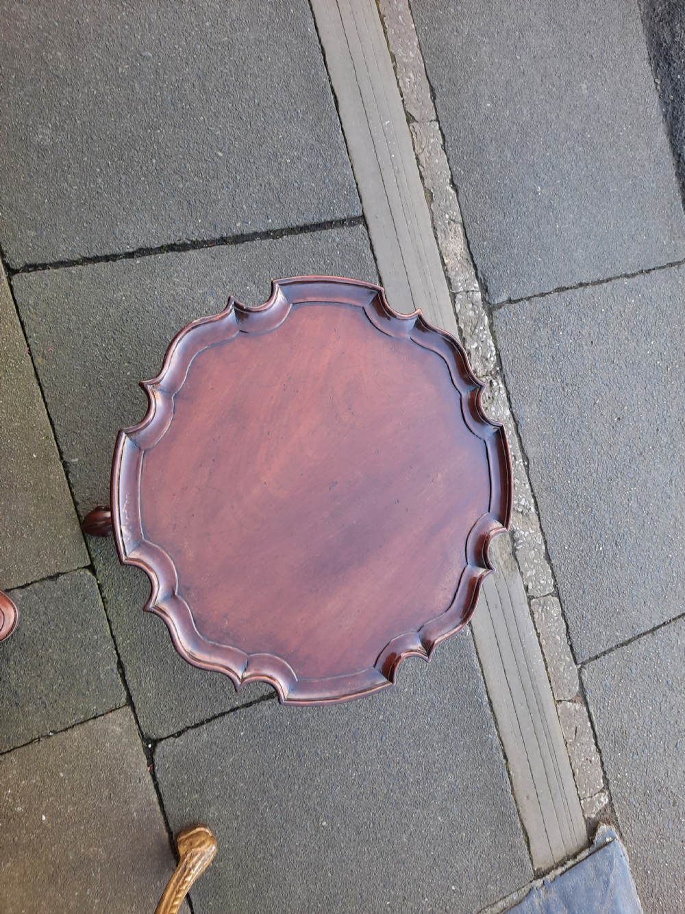 Late Victorian Mahogany Wine Table View II