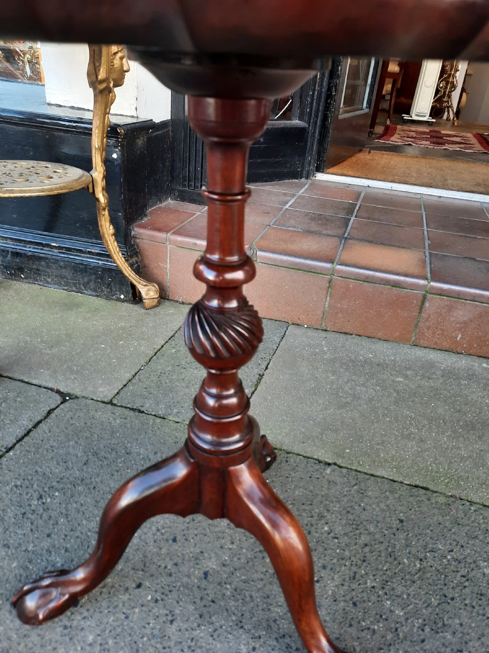 Late Victorian Mahogany Wine Table View III