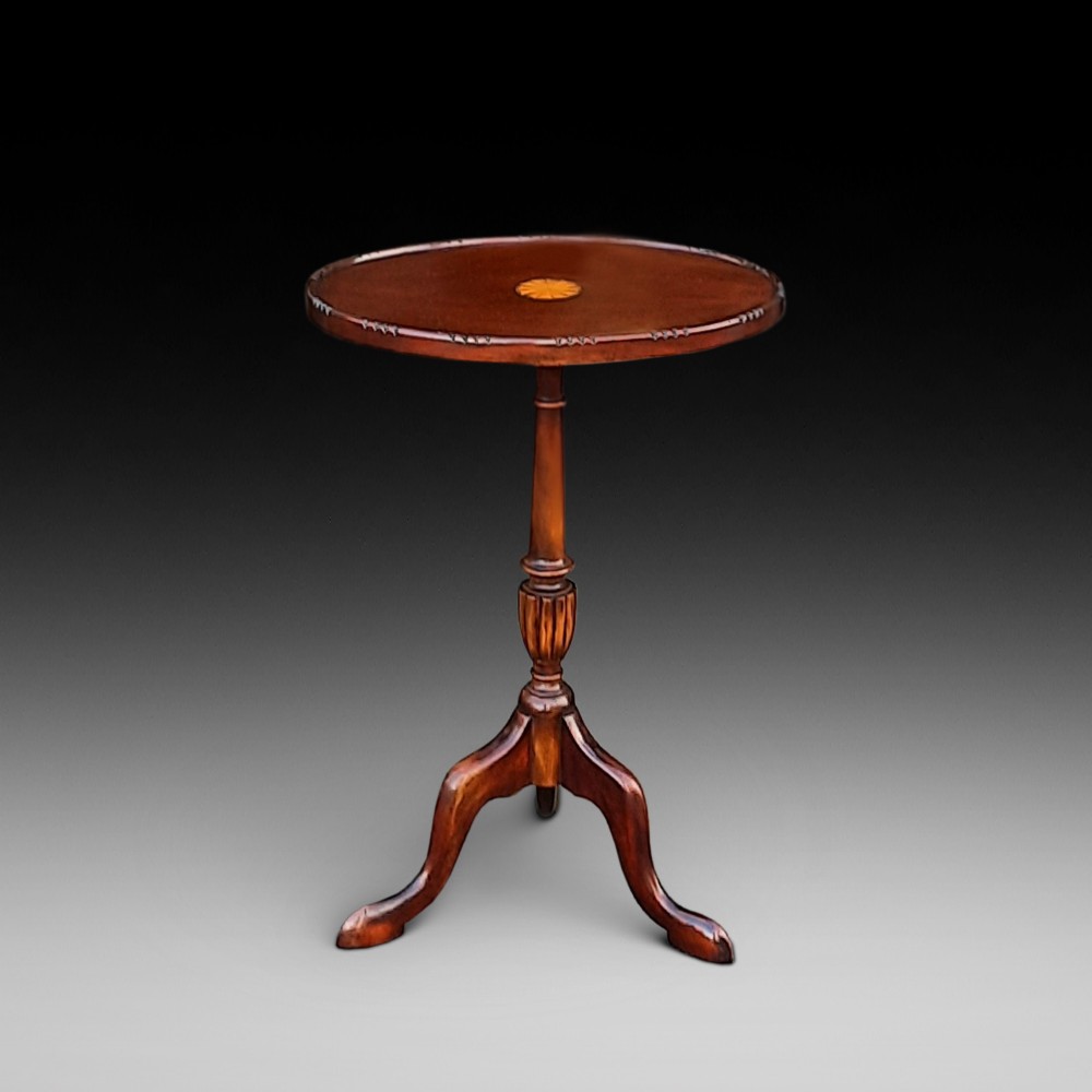 Edwardian Mahogany Oval Wine Table