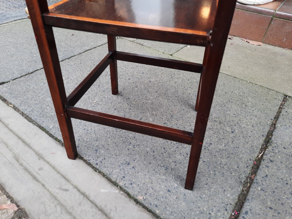 Edwardian Mahogany Torchere Bust Stand View IV