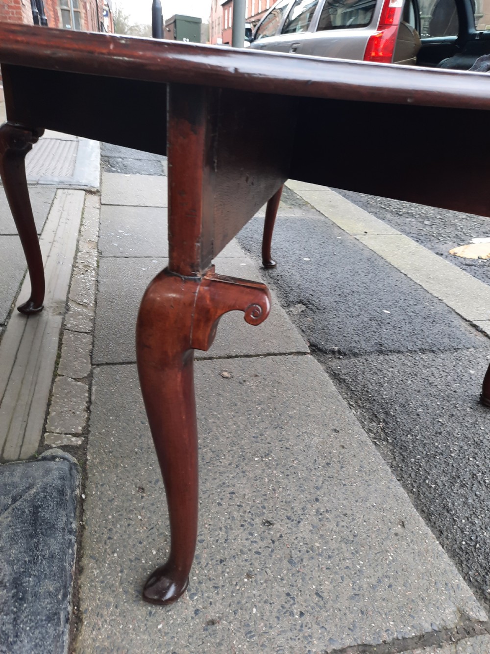 George II Mahogany Gate Leg Breakfast Dining Table View V