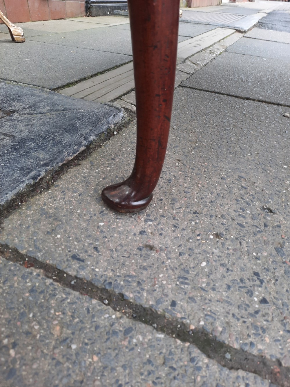 George II Mahogany Gate Leg Breakfast Dining Table View VI