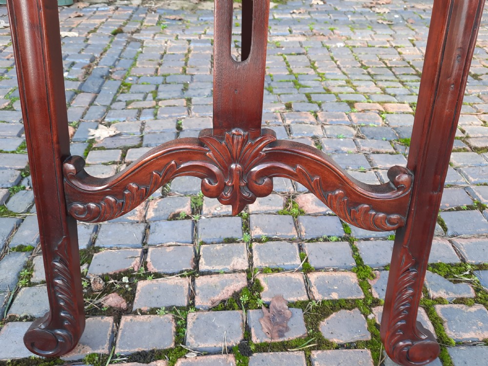 Late 19thC Mahogany Easel in the Rococo Style View VI