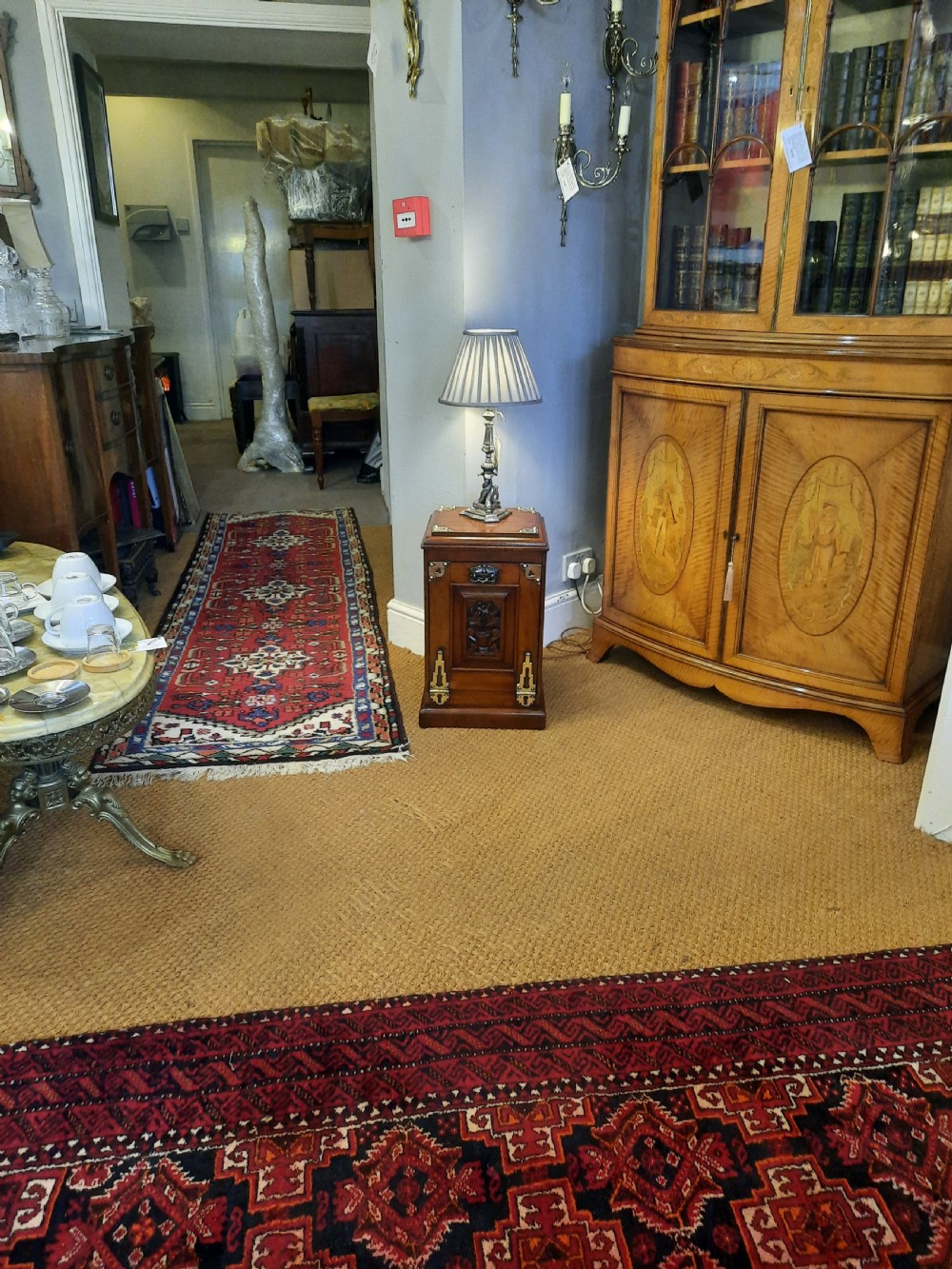 Late Victorian Arts & Crafts Mahogany Coal Purdonium View III