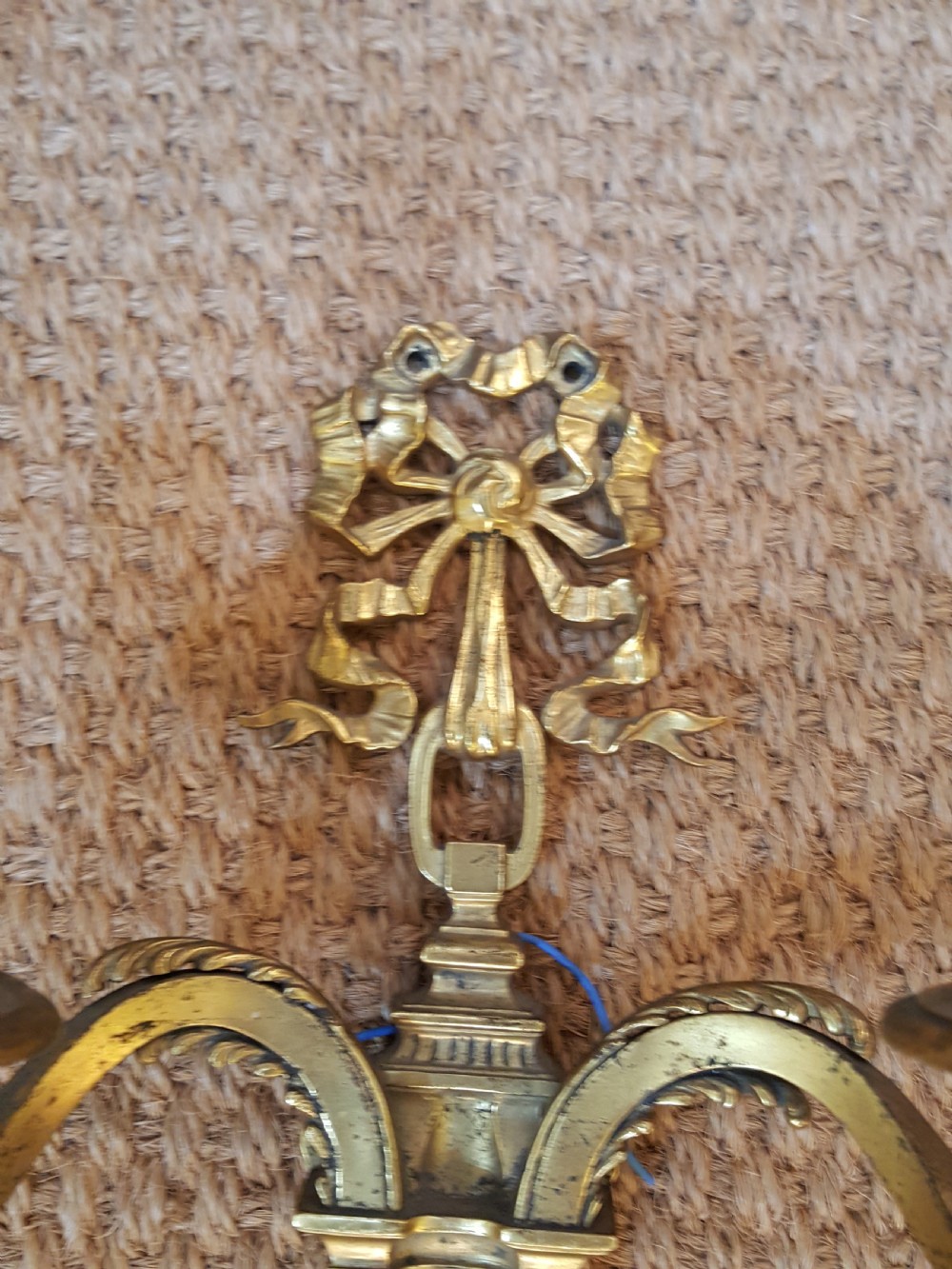Pair of Late 19thC Gilt Bronze Wall Lamps - by F.C Osler View VIII