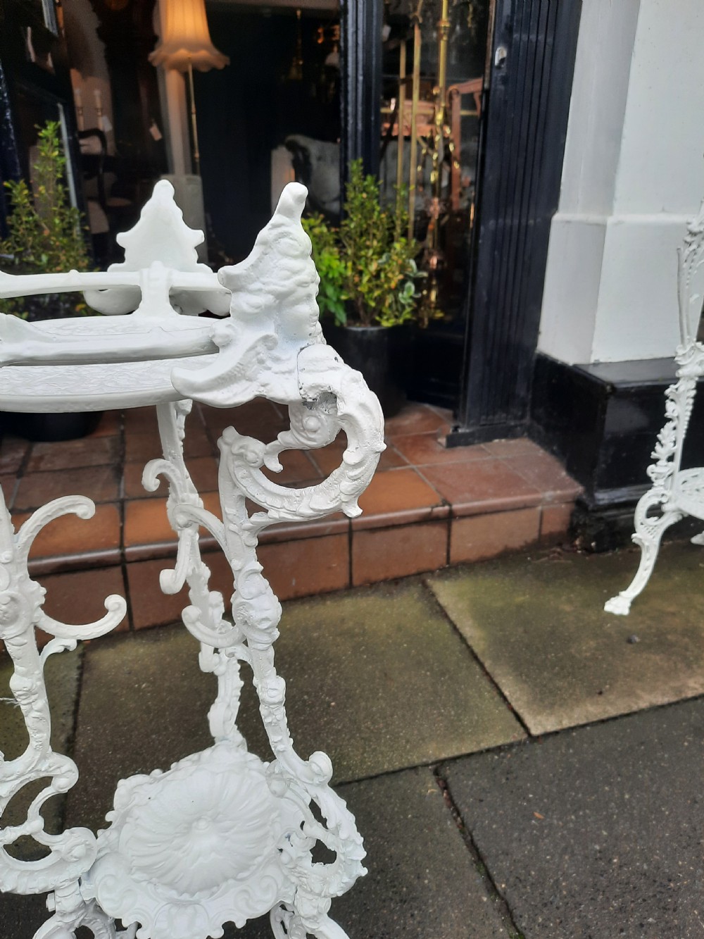 Victorian Cast Iron Two Tier Jardiniere  View II