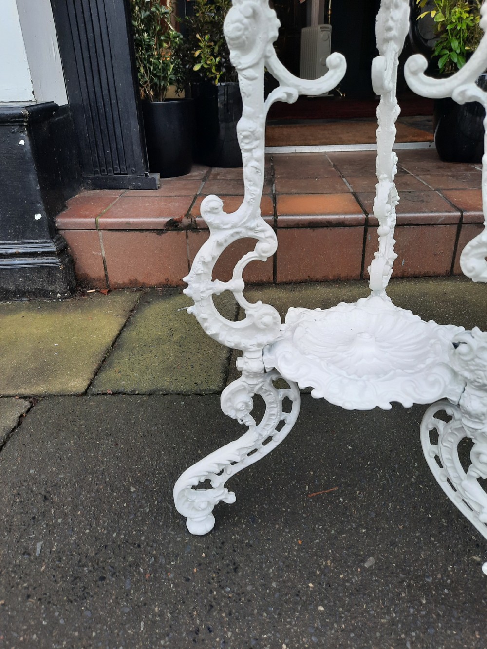 Victorian Cast Iron Two Tier Jardiniere  View III