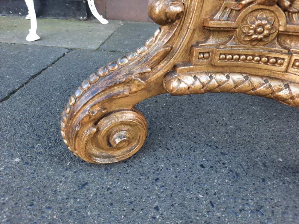 Pair of Early 19thC Giltwood and Gesso Jardinieres View VII