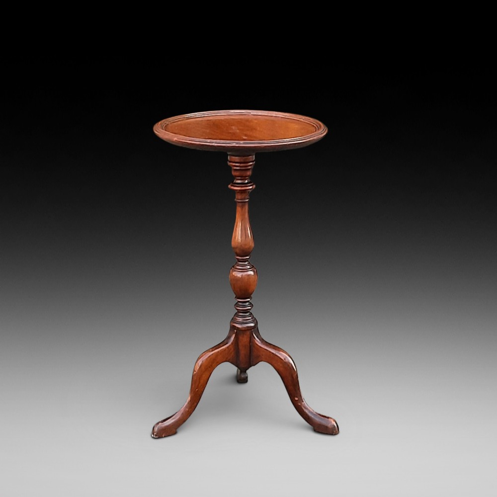 Edwardian Mahogany Wine Table on Tripod Base